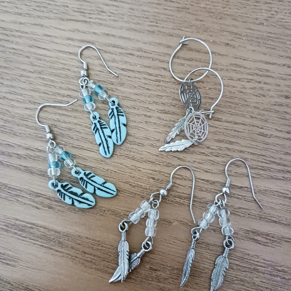 💖 Lot of 3prs Earrings - Picture 1 of 4